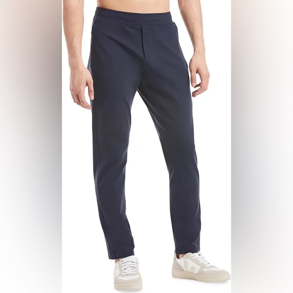 Public Rec Daymaker Pants Men’s Navy Performance Stretch Joggers Size 38